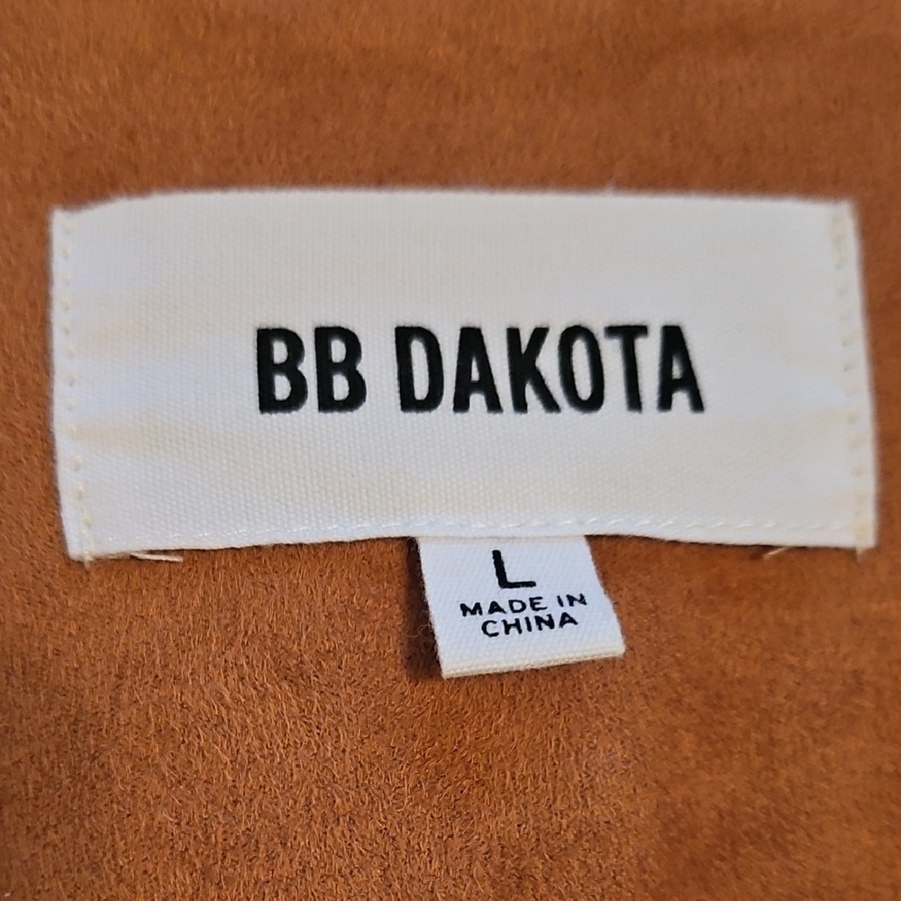 BB Dakota Faux Suede jacket- Size L - Picture 3 of 4